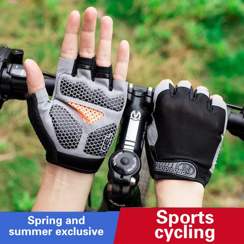 Unisex Half Finger Cycling Glo - огляд і ціна Cycling Glove Padded